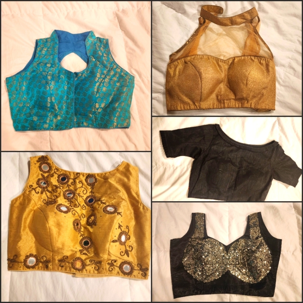 Indian saree blouses - size 32 to 36 (All)